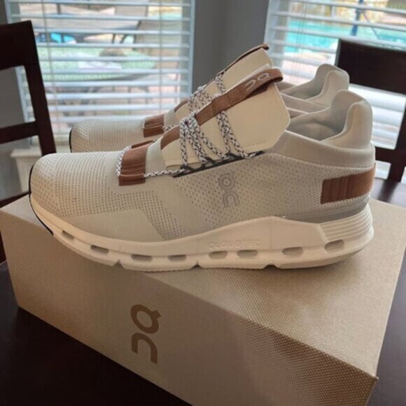 ✨Cloudnova Women's Sneakers Shoes White Pearl - Picture 1 of 4
